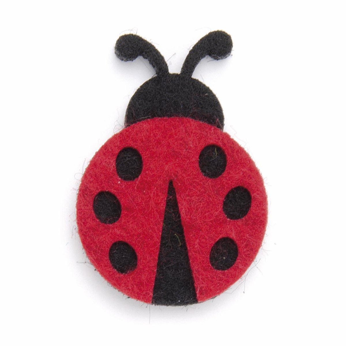 Felt ladybird 2,5x4cm 8 pcs